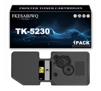TK-5230 Toner Cartridge, TK-5230K TK-5230C TK-5230M TK-5230Y Toner Cartridges for Kyocera ECOSYS P5021cdn P5021cdw M5521cdn M5521cdw Printer,Black-1 Pack