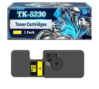 TK-5230 Toner Cartridges Compatible for Kyocera ECOSYS M5521cdn M5521cdw P5021cdn P5021cdw Printers, With Chip Large Capacity 3600 Pages (1 Pack Yellow)
