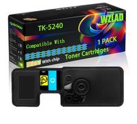 TK-5240 Compatible for Kyocera Toner Cartridges with Chip ECOSYS M 5526 cdn (1 Pack Cyan)