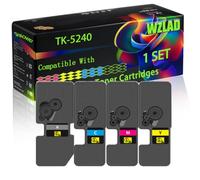 TK-5240 Compatible for Kyocera Toner Cartridges with Chip ECOSYS M 5526 cdn (4-Pack BK/C/M/Y)