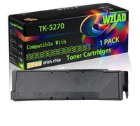 TK-5270 Compatible for Kyocera Toner Cartridges with Chip ECOSYS M 6230 cidn M 6230 cidnt M 6630 cidn P 6230 Printers (1 Pack Black)