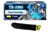 TK-5305 Toner Cartridge Compatible for Kyocera TASKalfa 350ci 351ci Printers, With Chip Large Capacity 12000 Pages (1 Pack Yellow)
