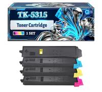 TK-5315 Toner Cartridge Compatible for Kyocera TASKalfa 408ci 508ci Printers, With Chip Large Capacity 24000 Pages (4-Pack BK/C/M/Y)