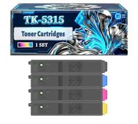 TK-5315 Toner Cartridges Compatible for Kyocera TASKalfa 408ci TASKalfa 508ci Printers, With Chip Large Capacity 34000 Pages (4-Pack BK/C/M/Y)