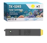 TK-5345 Toner Cartridges Compatible for Kyocera TASKalfa 352ci Printers, High-Definition Printing Effect with Chip, 27000 Pages (1 Pack Yellow)