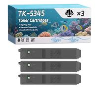 TK-5345 Toner Cartridges Compatible for Kyocera TASKalfa 352ci Printers, High-Definition Printing Effect with Chip, 27000 Pages (3 Pack Black)