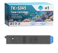 TK-5345 Toner Cartridges Compatible for Kyocera TASKalfa 352ci Printers, High-Definition Printing Effect with Chip, 27000 Pages (1 Pack Cyan)