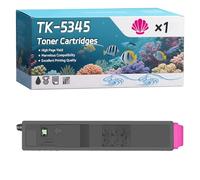 TK-5345 Toner Cartridges Compatible for Kyocera TASKalfa 352ci Printers, High-Definition Printing Effect with Chip, 27000 Pages (1 Pack Magenta)