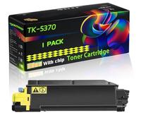 TK-5370 Compatible for Kyocera Toner Cartridge with Chip ECOSYS MA3500cifx ECOSYS MA3500cix ECOSYS Printers (1 Pack Yellow)