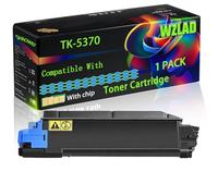 TK-5370 Compatible for Kyocera Toner Cartridge with Chip ECOSYS MA3500cifx ECOSYS MA3500cix ECOSYS Printers (1 Pack Cyan)