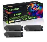 TK-5370 Compatible for Kyocera Toner Cartridge with Chip ECOSYS MA3500cifx ECOSYS MA3500cix ECOSYS Printers (3 Pack Black)