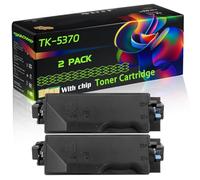 TK-5370 Compatible for Kyocera Toner Cartridge with Chip ECOSYS MA3500cifx ECOSYS MA3500cix ECOSYS Printers (2 Pack Black)
