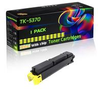 TK-5370 Compatible for Kyocera Toner Cartridges with Chip EcoSys MA3500cifx MA3500cix Printers (1 Pack Yellow)