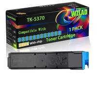 TK-5370 TK-5370K TK-5370C TK-5370M TK-5370Y TK5370 Compatible for Kyocera Toner Cartridge with Chip ECOSYS MA3500cifx ECOSYS MA3500cix ECOSYS Printers (1 Pack Cyan)