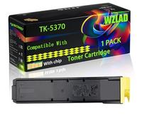 TK-5370 TK-5370K TK-5370C TK-5370M TK-5370Y TK5370 Compatible for Kyocera Toner Cartridge with Chip ECOSYS MA3500cifx ECOSYS MA3500cix ECOSYS Printers (1 Pack Yellow)