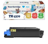 TK-5370 Toner Cartridge Compatible for Kyocera ECOSYS MA3500cifx ECOSYS MA3500cix ECOSYS PA3500cx Printers, with Chip, High Yield 7000 Pages, High-Definition Printing (1 Pack Cyan)