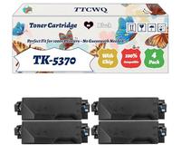 TK-5370 Toner Cartridge Compatible for Kyocera ECOSYS MA3500cifx ECOSYS MA3500cix ECOSYS PA3500cx Printers, with Chip, High Yield 7000 Pages, High-Definition Printing (4 Pack Black)
