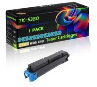 TK-5380 Compatible for Kyocera Toner Cartridges with Chip EcoSys MA4000cifx MA4000cix Printers (1 Pack Cyan)
