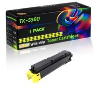 TK-5380 Compatible for Kyocera Toner Cartridges with Chip EcoSys MA4000cifx MA4000cix Printers (1 Pack Yellow)