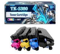 TK-5380 Toner Cartridge Compatible for Kyocera ECOSYS MA4000cifx MA4000cix PA4000cx Printers, With Chip Large Capacity 13000 Pages (4-Pack BK/C/M/Y)