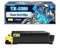 TK-5380 Toner Cartridge Compatible for Kyocera ECOSYS MA4000cifx MA4000cix PA4000cx Printers, With Chip Large Capacity 13000 Pages (1 Pack Yellow)