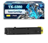 TK-5380 Toner Cartridge Compatible for Kyocera ECOSYS MA4000cifx MA4000cix PA4000cx Printers, With Chip Large Capacity 13000 Pages (1 Pack Yellow)