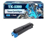 TK-5380 Toner Cartridges Compatible for Kyocera EcoSys MA4000cifx MA4000cix PA4000cx Printers, With Chip Large Capacity 23000 Pages (1 Pack Cyan)