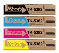 TK-5382 TK5382 Toner Cartridge for TK-5382K TK-5382C TK-5382M TK-5382Y | Compatible with Kyocera TK5382 with Smart Chip High Capacity Ecosys PA3500cx PA4000cx MA4000cifx MA4000cix Printer(4-Pack)