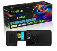 TK-5450 Compatible for Kyocera Toner Cartridges with Chip Ecosys PA2600cx PA2600cwx MA2600cwx Printers (1 Pack Cyan)