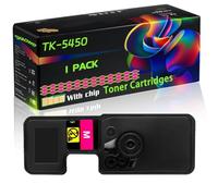 TK-5450 Compatible for Kyocera Toner Cartridges with Chip Ecosys PA2600cx PA2600cwx MA2600cwx Printers (1 Pack Magenta)