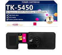TK-5450 Toner Cartridge Compatible for Lexmark MS310d MS310dn MS315dn MS410dn MS415dn MS510dn MS610de Printer, High Yield 4100 Pages,Magenta-1 pack