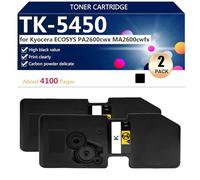 TK-5450 Toner Cartridge Extra High Yield Compatible for Lexmark MS310d MS310dn MS315dn MS410dn MS415dn MS510dn MS610de Printers, 4100 Pages,Black-2 pack