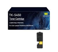 TK-5450 Toner Cartridge for Kyocera Ecosys PA2600cwx MA2600cwfx Printer | Replacement for TK-5450 Toner Cartridges TK-5450K TK-5450C TK-5450M TK-5450Y, With Chip(Yellow)