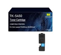 TK-5450 Toner Cartridge for Kyocera Ecosys PA2600cwx MA2600cwfx Printer | Replacement for TK-5450 Toner Cartridges TK-5450K TK-5450C TK-5450M TK-5450Y, With Chip(Cyan)