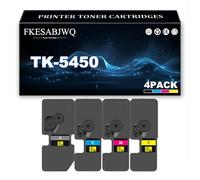 TK-5450 Toner Cartridges for Kyocera ECOSYS MA2600cwfx PA2600cwx Printer, TK-5450K TK-5450C TK-5450M TK-5450Y Toner Cartridge Replacement,4 Colors-1 Pack