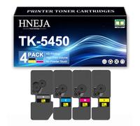 TK-5450 Toner Cartridges for Kyocera ECOSYS PA2600cwx MA2600cwfx Printer, High Yield TK-5450K TK-5450C TK-5450M TK-5450Y Toner Cartridge Replacement,4 Colors-1 Pack