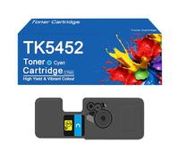 TK-5452 Toner Cartridges High Yield Replacement for Kyocera ECOSYS PA2600cx PA2600cWx MA2600cwx MA2600 Printer, Easy to Install and Use,TK5452-Cyan