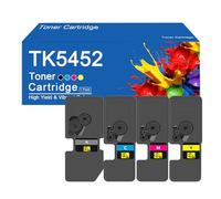 TK-5452 Toner Cartridges High Yield Replacement for Kyocera ECOSYS PA2600cx PA2600cWx MA2600cwx MA2600 Printer, Easy to Install and Use,TK5452-4Color
