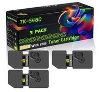 TK-5480 Compatible for Kyocera Toner Cartridge with Chip Ecosys PA2101cx PA2101cwx MA2101cfx Printers (3 Pack Black)