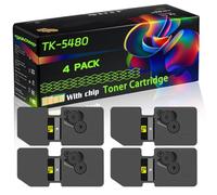 TK-5480 Compatible for Kyocera Toner Cartridge with Chip Ecosys PA2101cx PA2101cwx MA2101cfx Printers (4 Pack Black)