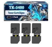 TK-5480 Toner Cartridges Compatible for Kyocera EcoSys MA2101cfx PA2101cwx MA2101cwfx PA2101cx Printers, With Chip Large Capacity 2250 Pages (3 Pack Black)