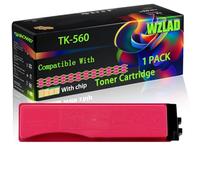 TK-560 Compatible for Kyocera Toner Cartridge with Chip FS-C5300DN FS-C5350DN ECOSYS P6030 ECOSYS Printers (1 Pack Magenta)
