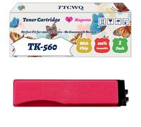 TK-560 Toner Cartridge Compatible for Kyocera FS-C5300DN FS-C5350DN ECOSYS P6030 ECOSYS P6030cdn Printers, with Chip, High Yield 12000 Pages, High-Definition Printing (1 Pack Magenta)