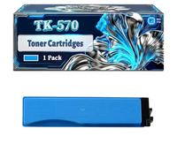 TK-570 Toner Cartridges Compatible for Kyocera FS-C5400DN Printers, With Chip Large Capacity 26000 Pages (1 Pack Cyan)