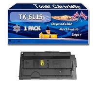 TK-6115 Toner Cartridge Compatible for Kyocera ECOSYS M4125idn ECOSYS M4132idn Printers, High-Definition Printing Effect with Chip, 15000 Pages (1 Pack Black)