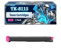 TK-8115 Toner Cartridges Compatible for Kyocera ECOSYS M8124cidn M8130cidn Printers, With Chip Large Capacity 22000 Pages (1 Pack Magenta)