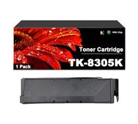 TK-8305 Toner Cartridge TK-8305K TK-8305C TK-8305M TK-8305Y High Yield Compatible for Kyocera TASKalfa 3050ci 3051ci 3550ci 3551ci Printer, High Yield 25,000 Pages Black