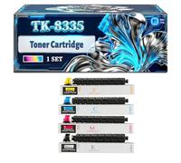 TK-8335 Toner Cartridge Compatible for Kyocera TASKalfa 3252ci 3253ci Printers, With Chip Large Capacity 25000 Pages (4-Pack BK/C/M/Y)