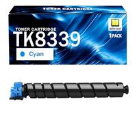 TK-8339 High Yield Toner Cartridge Replacement for Kyocera - 25,000/15,000 Pages Compatible For TASKalfa 3252ci 3253ci with Chip,Cyan