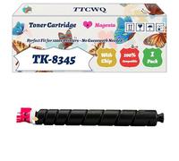TK-8345 Toner Cartridge Compatible for Kyocera TASKalfa 2552ci TASKalfa 2553ci Printers, with Chip, High Yield 20000 Pages, High-Definition Printing (1 Pack Magenta)